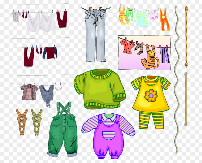 Children's Clothing Clip Art PNG