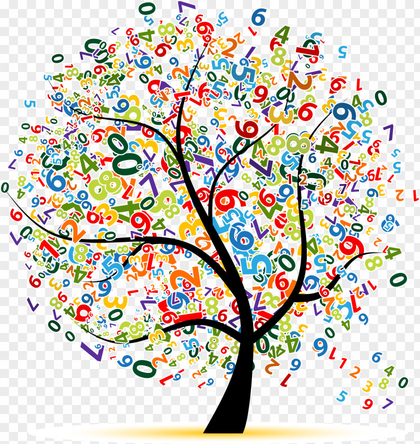 Colorful Trees Collage Mathematics Number Euclidean Vector Absolute Value PNG