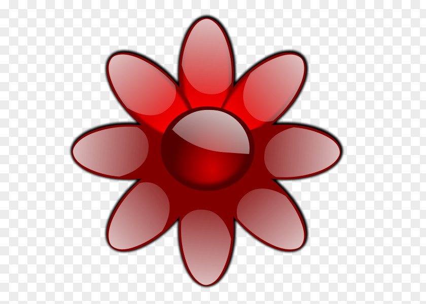 Magnolia Flower Red Clip Art PNG