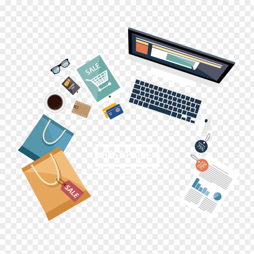 Vector Office Tools Web Development E-commerce Business Online Shopping Magento PNG