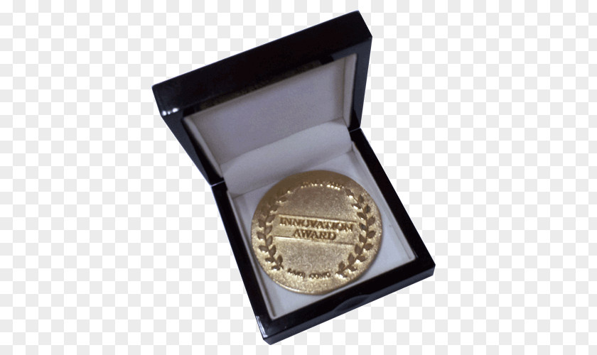 Brown Box Medal Coin Silver Metal Trophy PNG