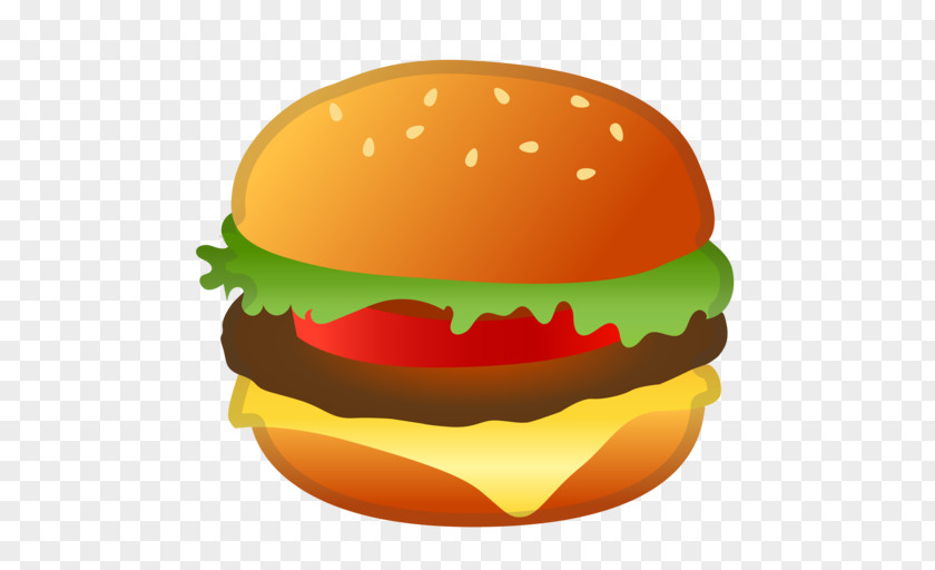 Hamburger Cheeseburger Emoji Google PNG