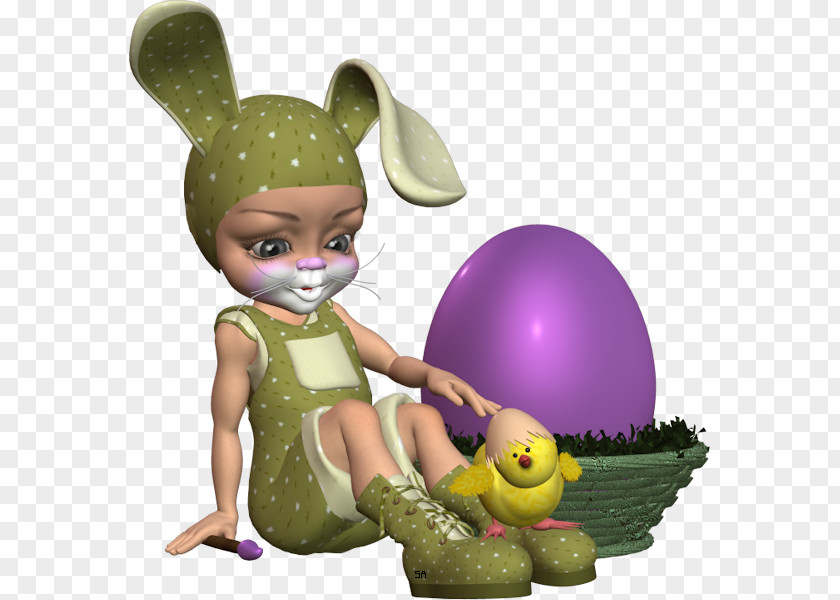 Pascua Easter Bunny Spring Figurine Cartoon PNG