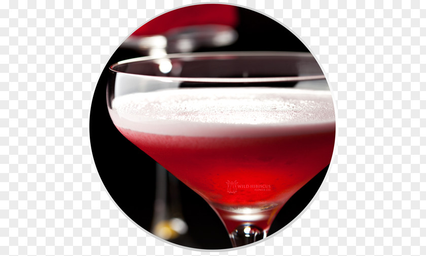 Rose Wine Cocktail Hibiscus Tea Martini PNG