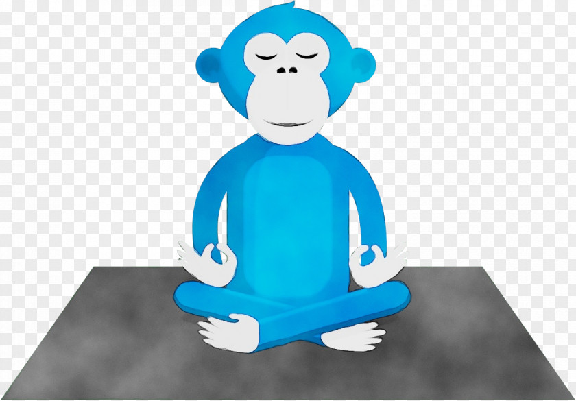 Sitting Animation Blue Turquoise Toy PNG