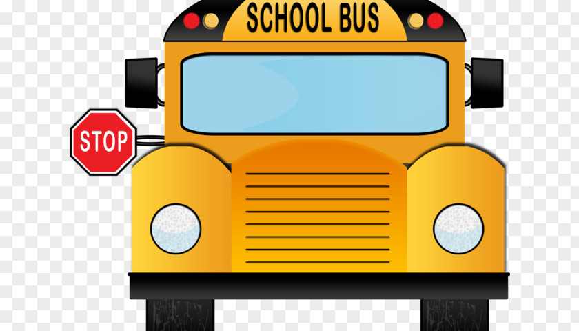 Truck Driver Public Transport School Bus Cartoon PNG