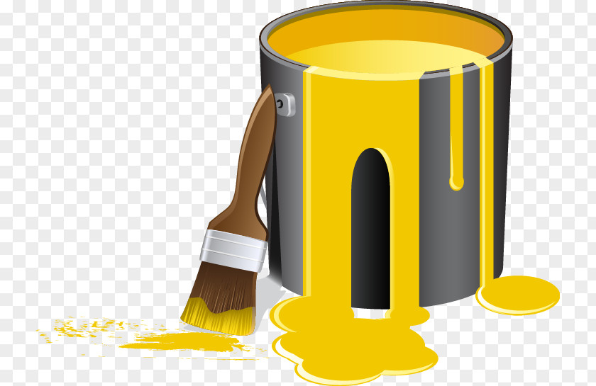 Bucket Vector Material Paint Logo Icon PNG