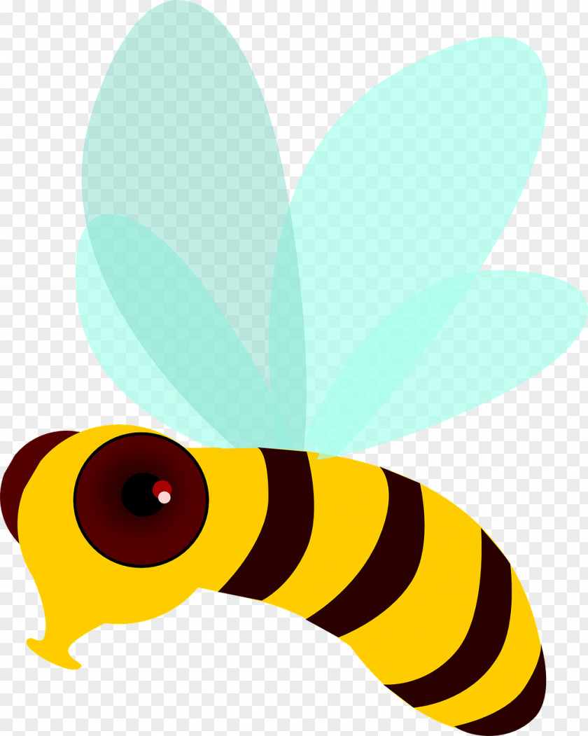 Flying Bee Flight Butterfly Clip Art PNG