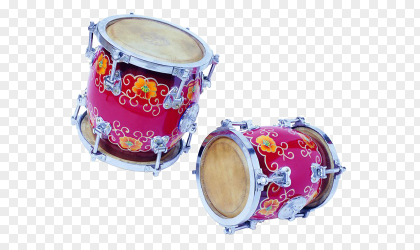 Kind Of Flower Drums China Musical Instrument Pipa Drum PNG