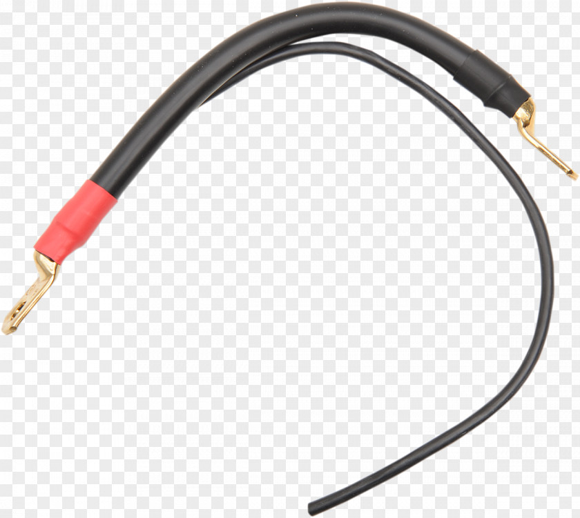 Motorcycle Battery Terminal Electric Coaxial Cable Wire Electrical PNG