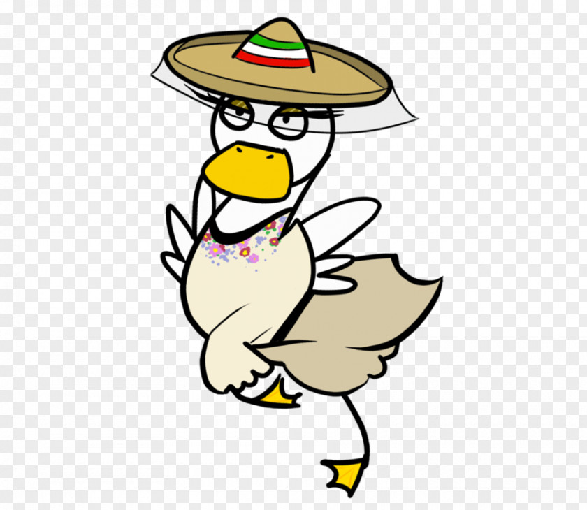 Cartoon Mexican Speedy Gonzales Cuisine Duck Mallard Clip Art PNG