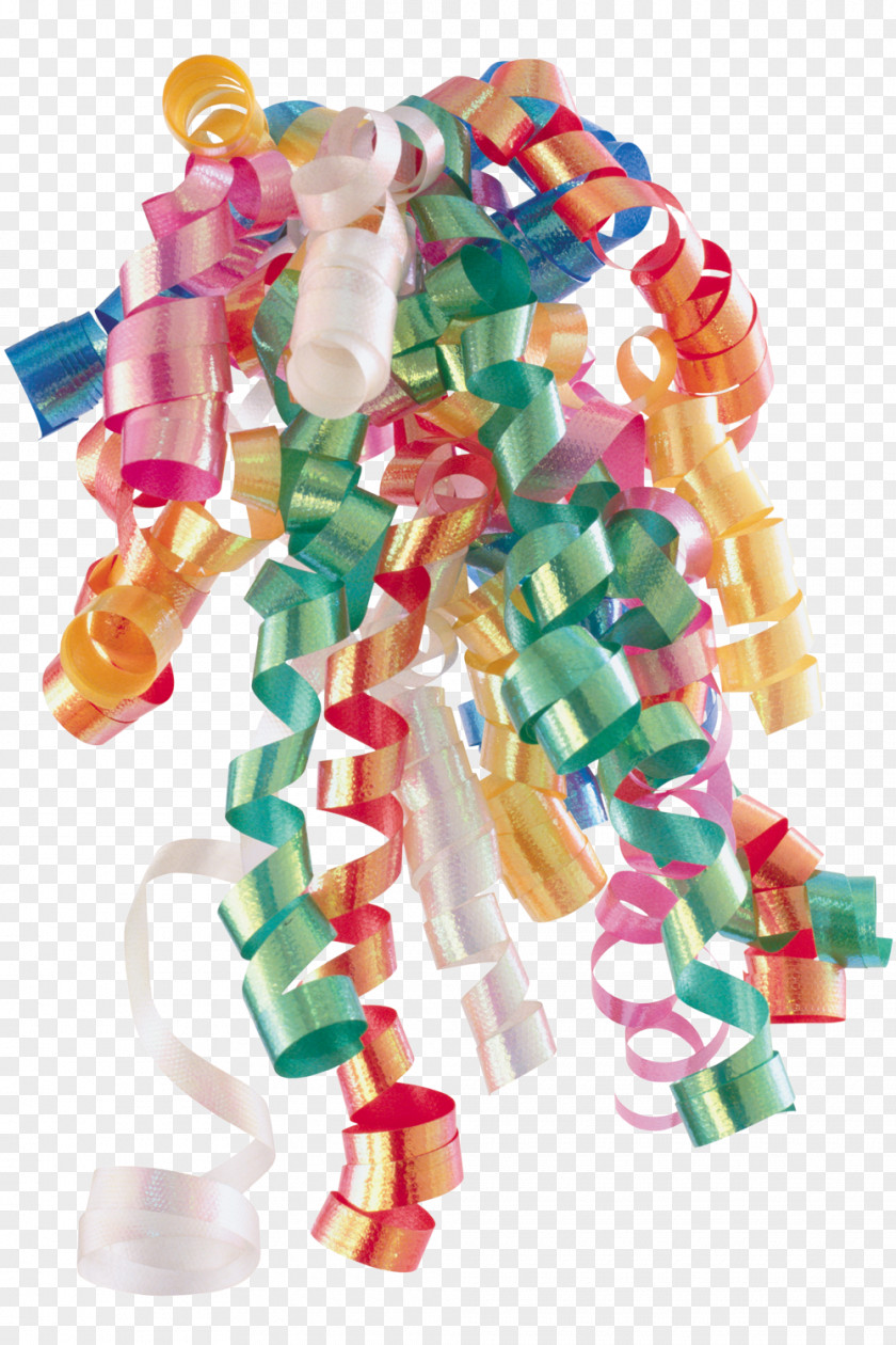 Confetti Serpentine Streamer New Year Holiday Clip Art PNG