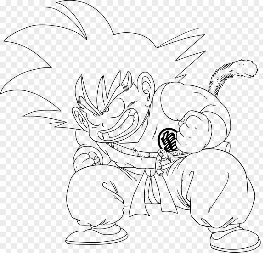 Goku Line Art Vegeta Drawing Dragon Ball PNG
