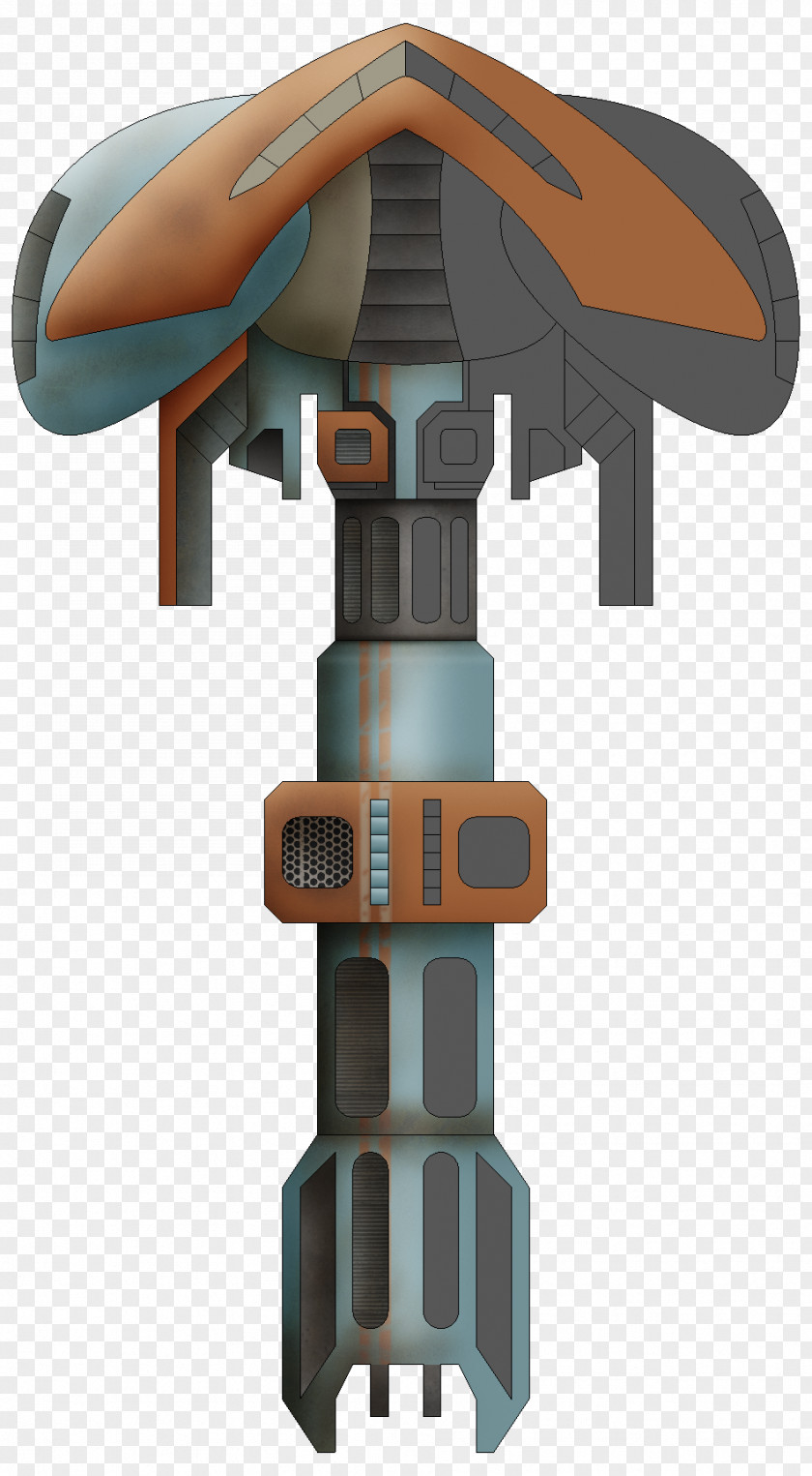 Space Craft Sprite Turret Digital Painting Game PNG