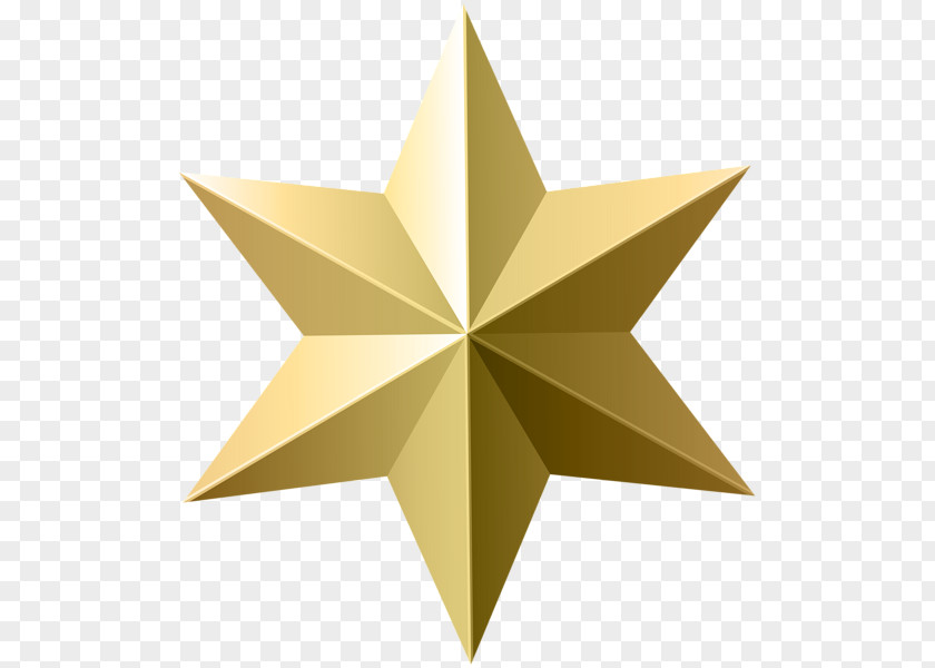 Star Leaf Yellow PNG
