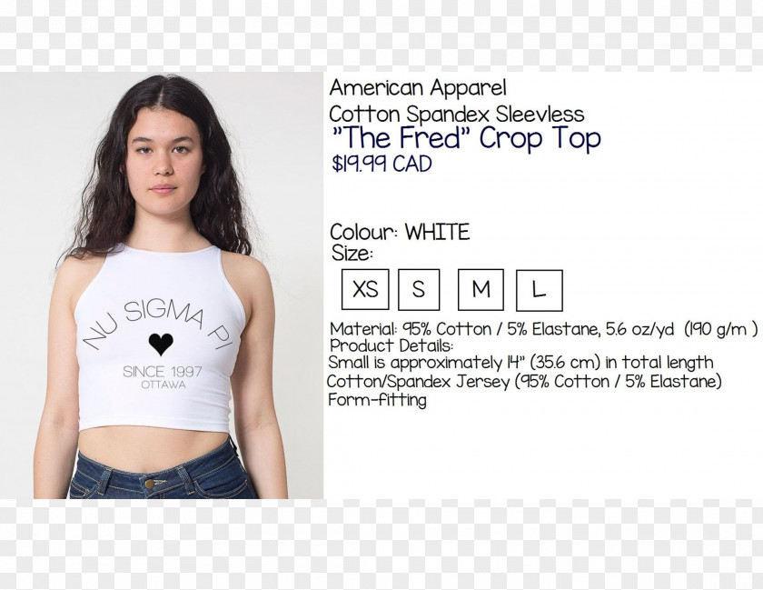 T-shirt Crop Top Sleeveless Shirt PNG