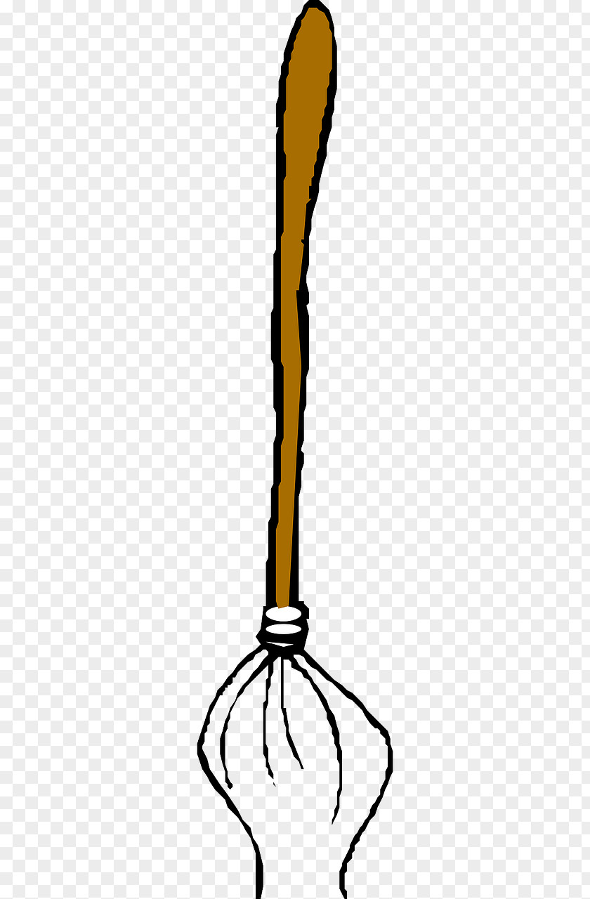 Witch Broom Mop Cartoon Floor Cleaning Clip Art PNG