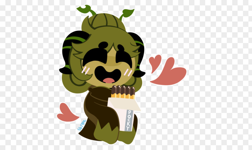 Chocolate Matcha Biscuits Bear PNG