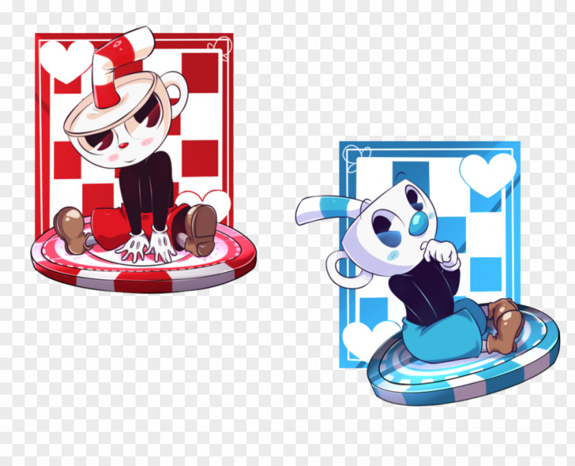 Cuphead And Mugman Fanart DeviantArt Game PNG