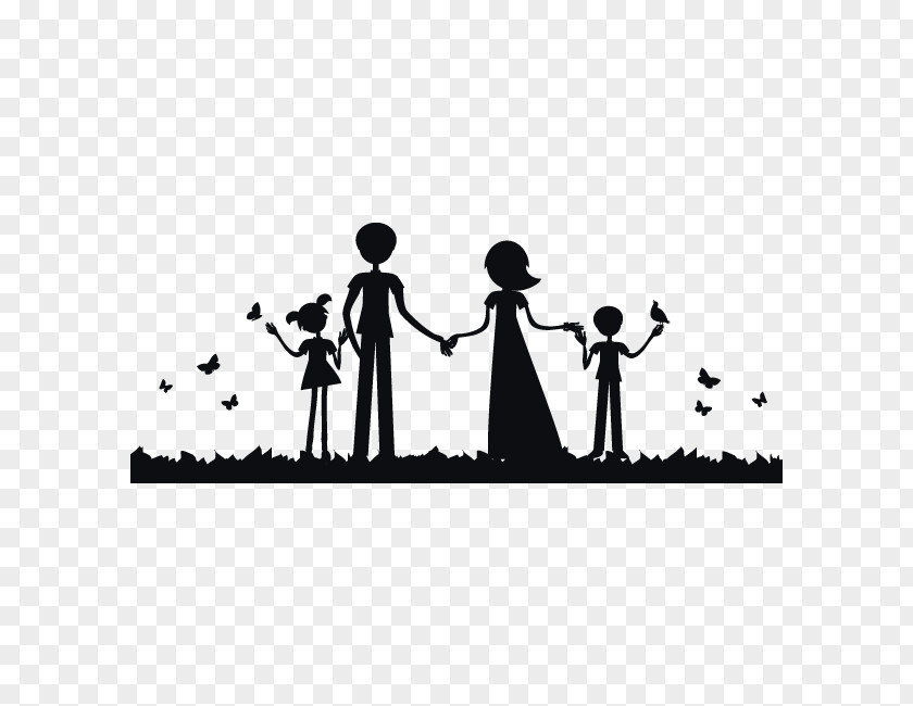 Family Therapy Silhouette Child Mother PNG