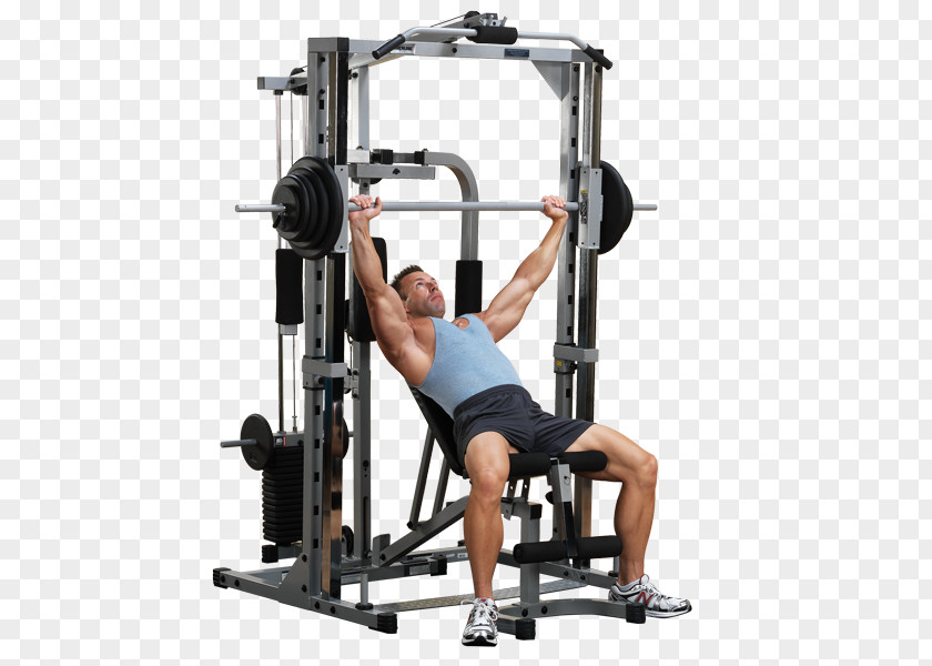 Gym Smith Machine Fitness Centre Spotting Exercise Equipment Physical PNG