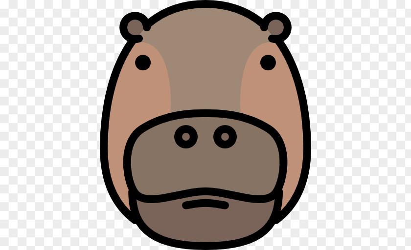 Hippopotamus Snout Clip Art PNG