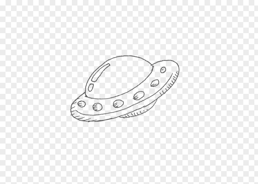 Pencil Hand-painted UFO Unidentified Flying Object Saucer PNG