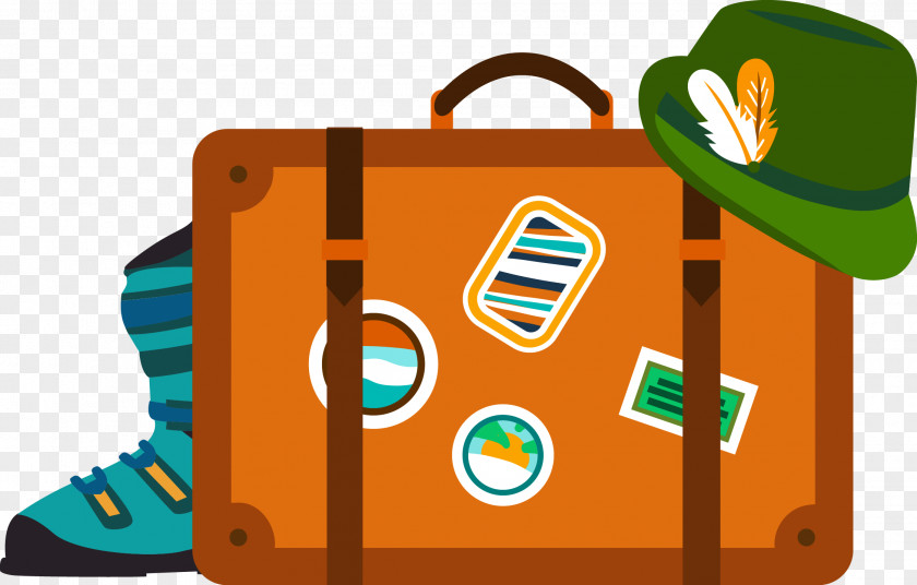 Suitcase Travel Tourism Vacation PNG