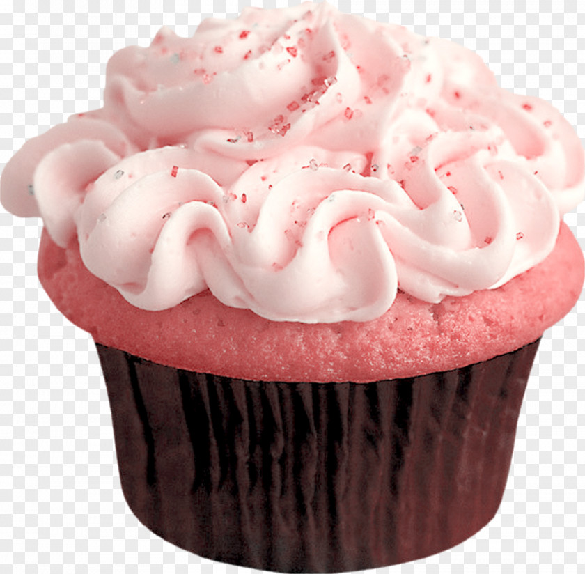 Vanilla Cupcake Frosting & Icing Dessert Candy PNG