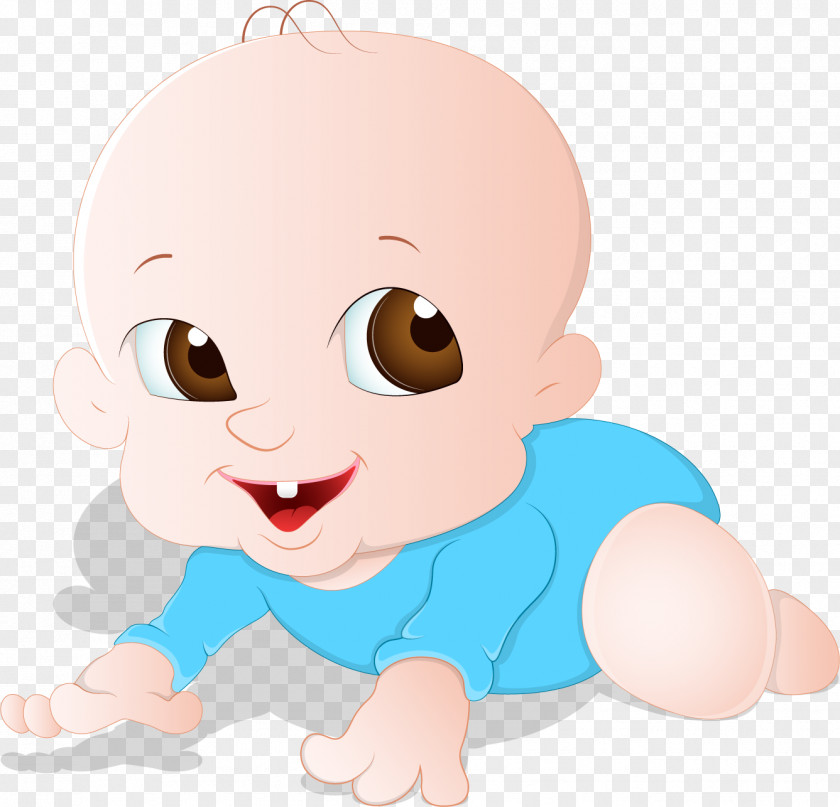 Cartoon Baby Tummy Infant Face Child Clip Art PNG