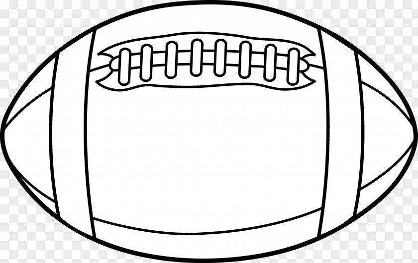 Easy Football Cliparts American Black And White Player Clip Art PNG
