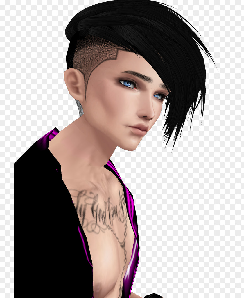 Hair Eyebrow Coloring Black Bangs PNG