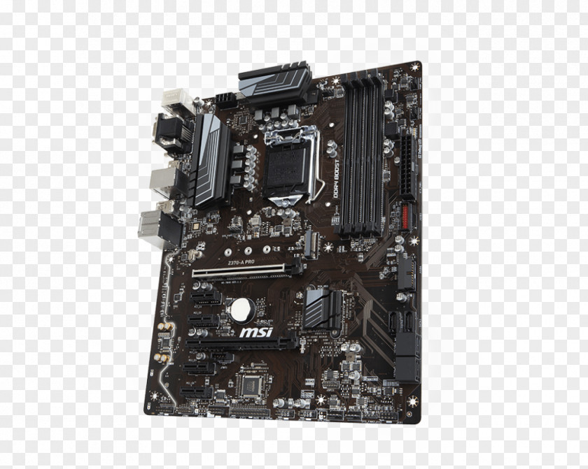 Intel LGA 1151 Motherboard CPU Socket MSI Z370 TOMAHAWK PNG