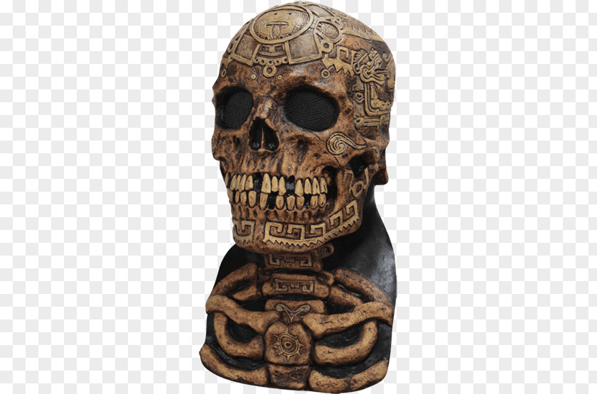 Mask Calavera Skull Halloween Costume PNG