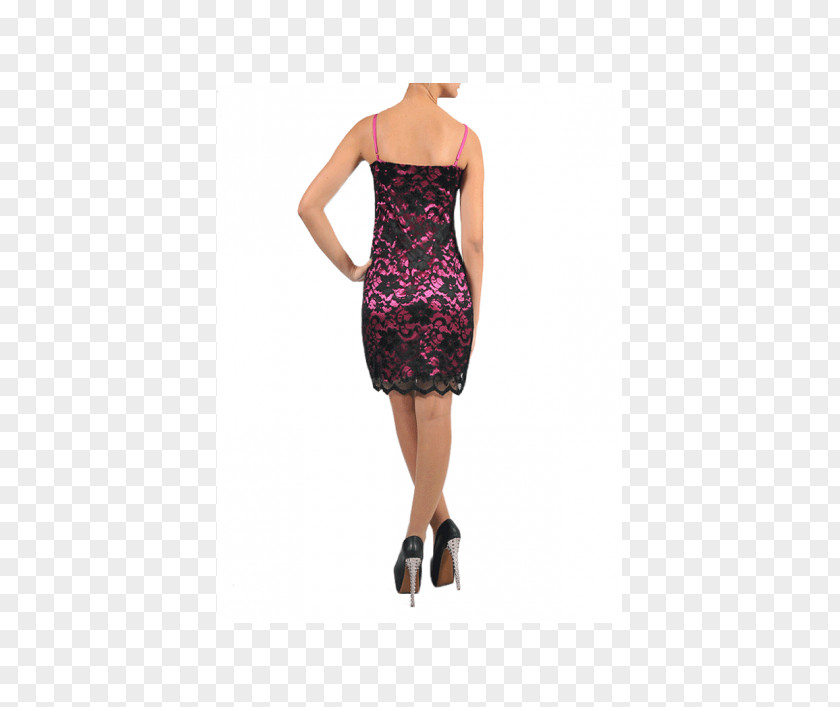 Mini Dress Shoulder Cocktail Pink M PNG