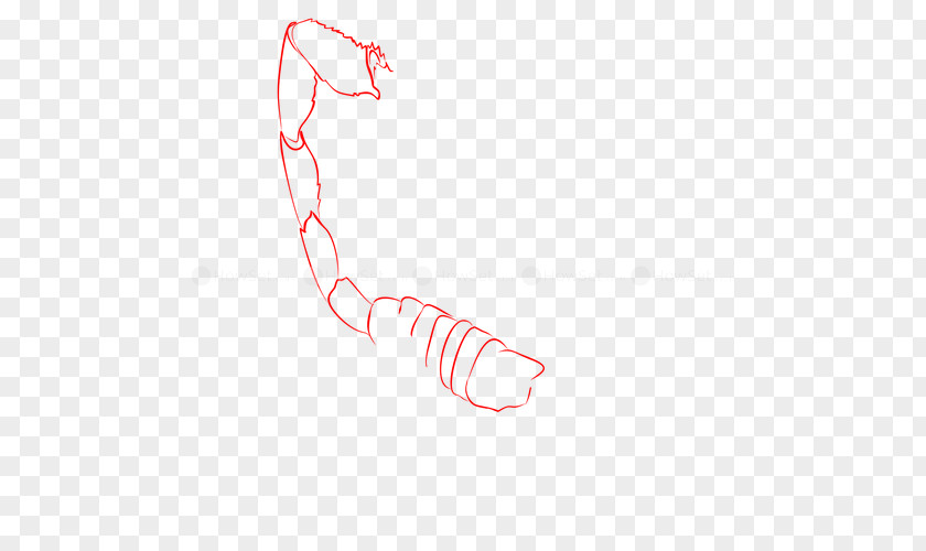 SCORPION CARTOON Finger Drawing Hand PNG