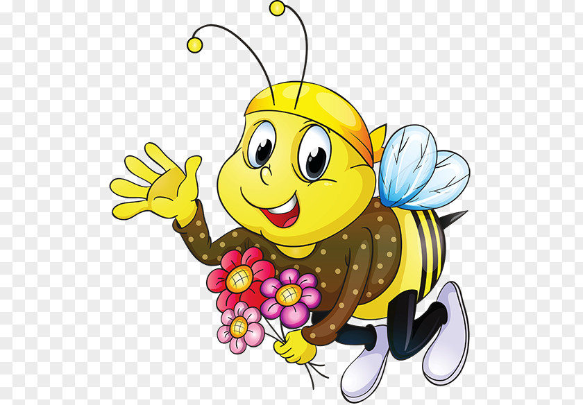 Bee Honey Royalty-free Clip Art PNG