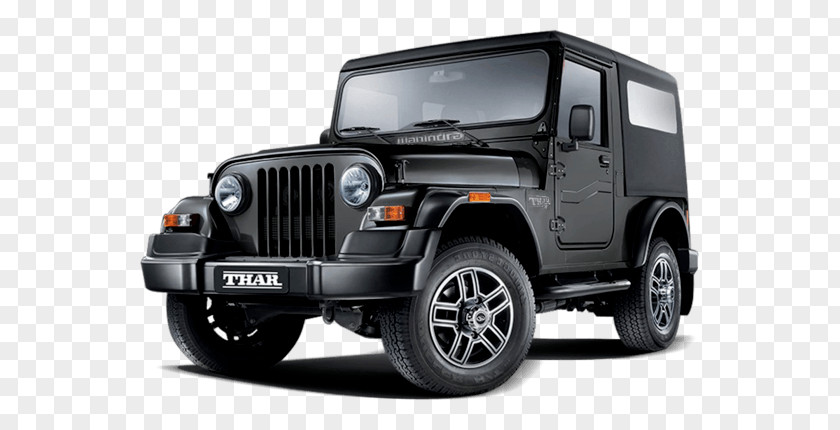 Car Mahindra & Thar 2WD CRDe Sport Utility Vehicle PNG