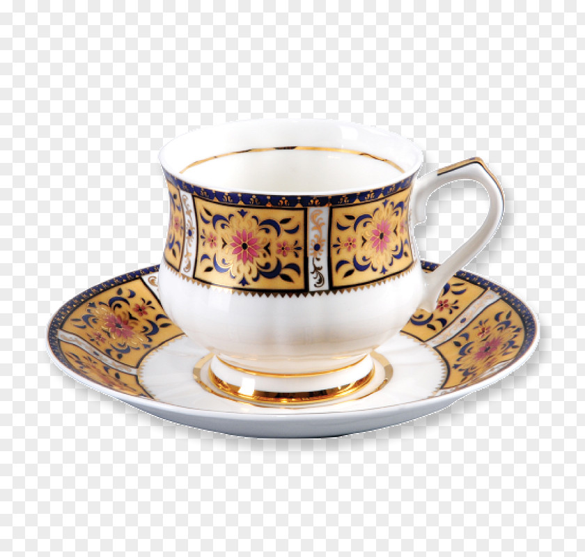 Chinese Ceramics Coffee Cup Espresso Saucer Porcelain Mug PNG