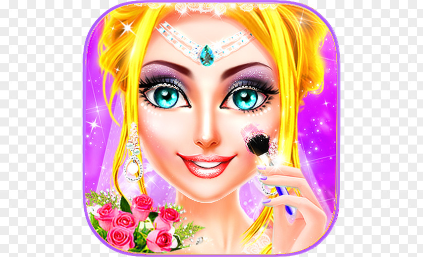 Makeup & Dress Up Ice PrincessWedding Day Android GameAndroid MakeUp Salon Princess Wedding PNG