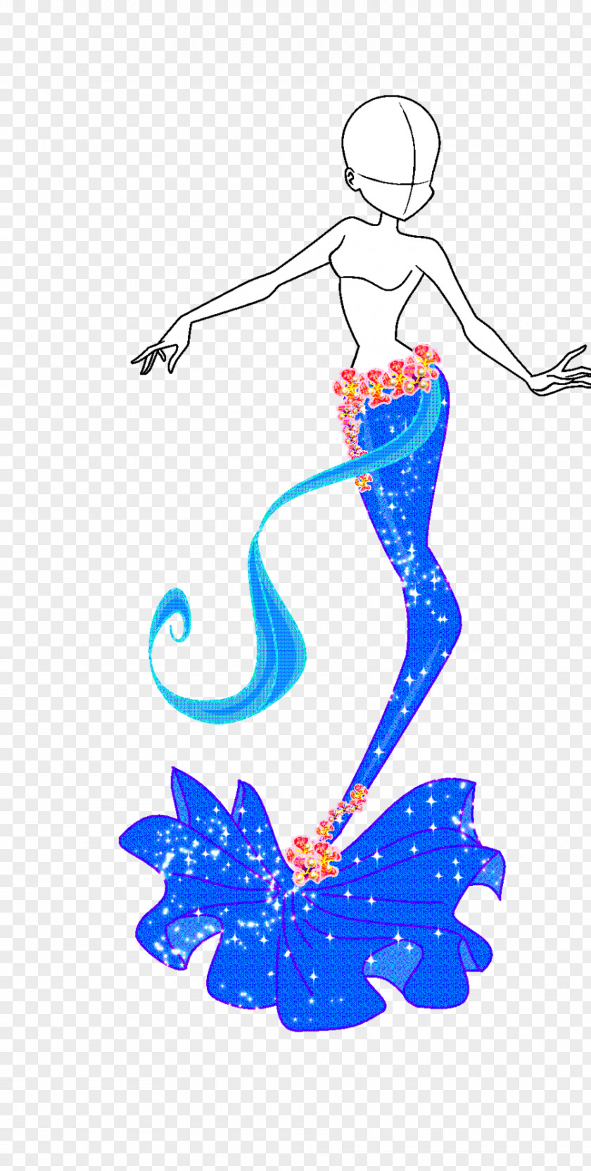 Mermaid Tail Art Clothing PNG