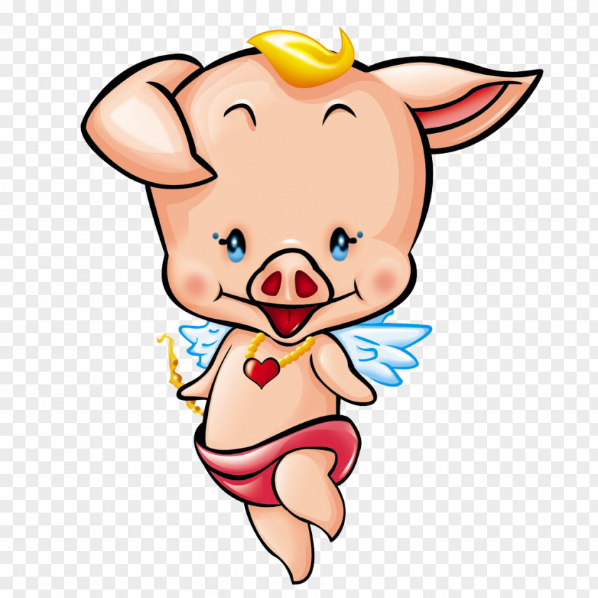 Pig Domestic Chinese Zodiac McDull PNG