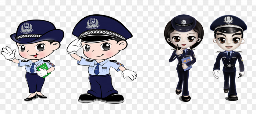Policemen Police Officer Public Security Cartoon Ku014dban PNG