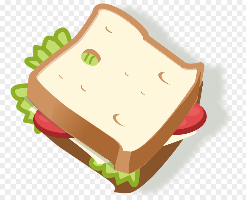 Vegetarian Cuisine Sandwich Clip Art PNG