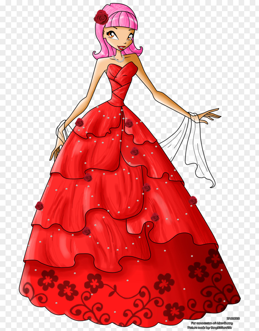 Ball Gown Stella Bloom Roxy PNG