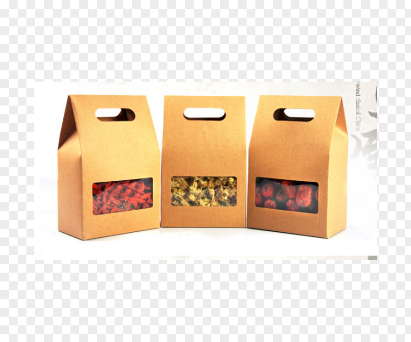 Box Kraft Paper Plastic Bag Packaging And Labeling PNG