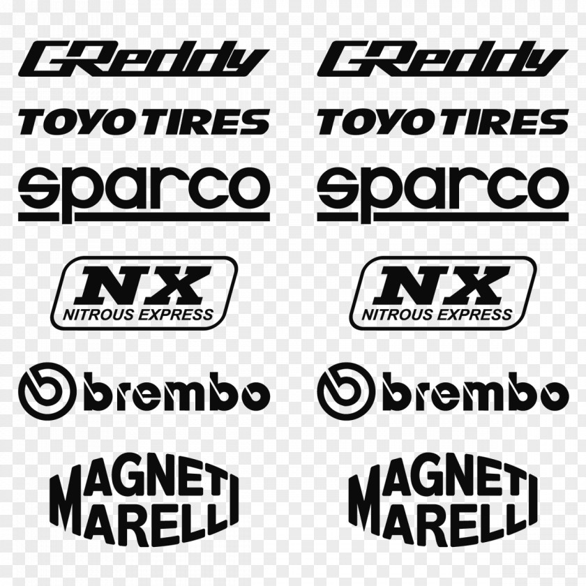 Car Tuning Sticker Decal Brand PNG