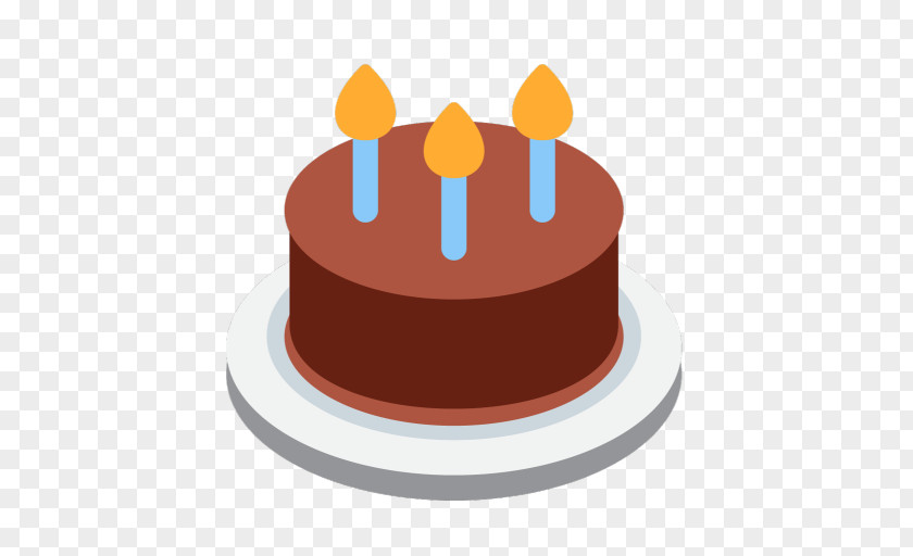 Chocolate Cake Cupcake Birthday Emoji PNG