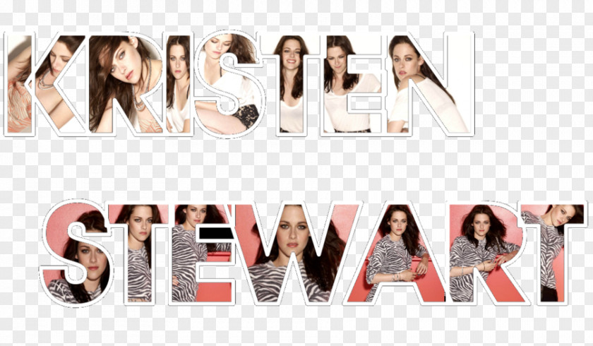 Kristen Stewart Text DeviantArt Long Hair Sticker PNG