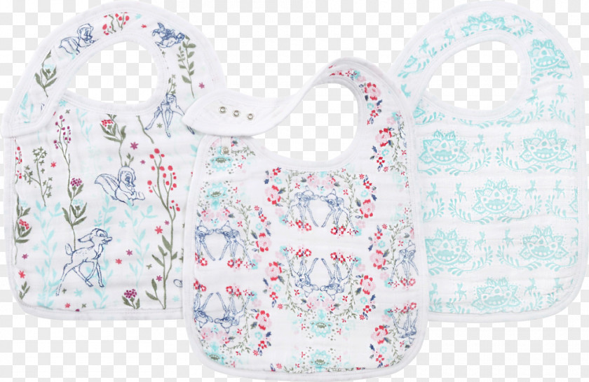 Muslin Aden & Anais + Classic Snap Bibs Pack Of 3 Disney PNG